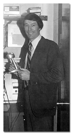 Black and white photograph of Greenbriar West Elementary School’s second principal, Robert B. Marshall. 